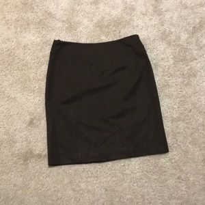 Lafayette 148 brown lined pencil skirt sz 6